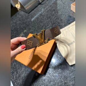 Louis Vuitton Monogram Brown Reversible Belt